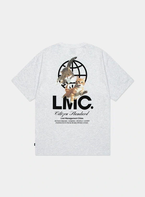 Футболка LMC Flying Cats Tee Light Heather Grey
