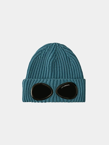 Шапка C.P. Company Extrafine Merino Wool Goggle Aegean Blue