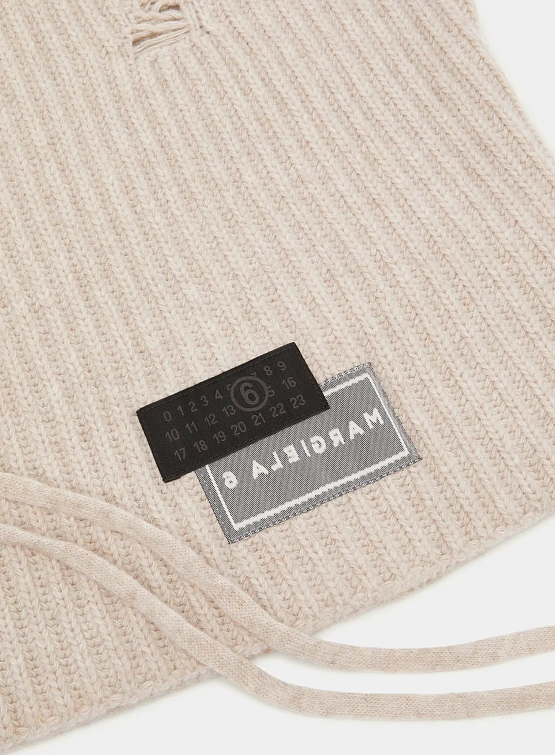 Балаклава MM6 Maison Margiela Beige Melange