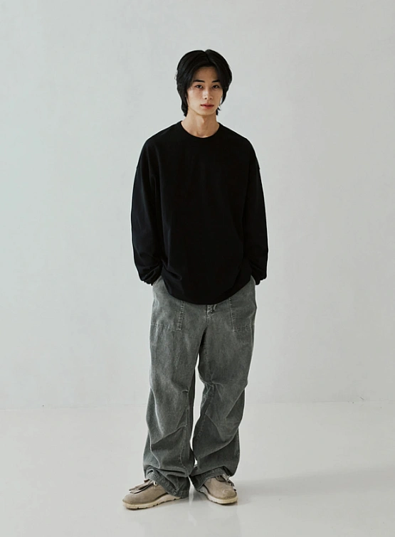 Лонгслив FrizmWORKS Og Double Rib L/S Black