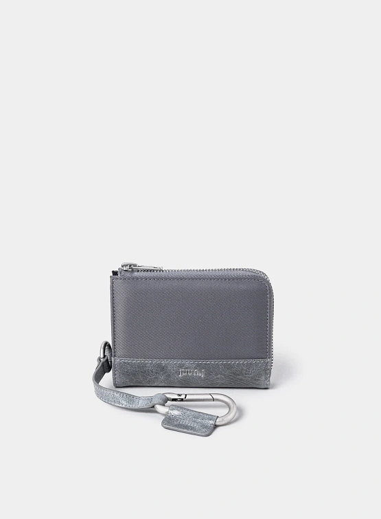 Картхолдер JUUN.J Nylon Zip Card Holder Grey