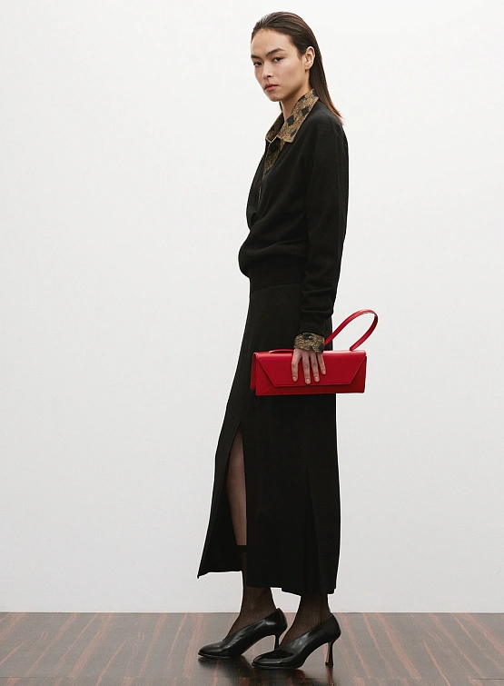 Женская юбка Recto Front Slit Long Black