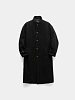 Пальто COOR Virgin Wool High-Neck Black