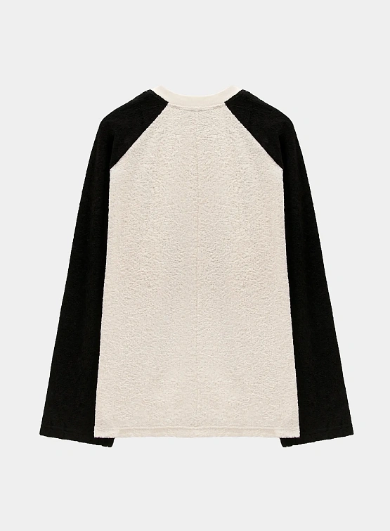 Лонгслив Song for the Mute''25.2 Sunflower'' Towel Raglan White