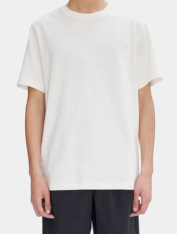 Футболка A.P.C. Standard Rue Madame Blanc/Blue Ciel