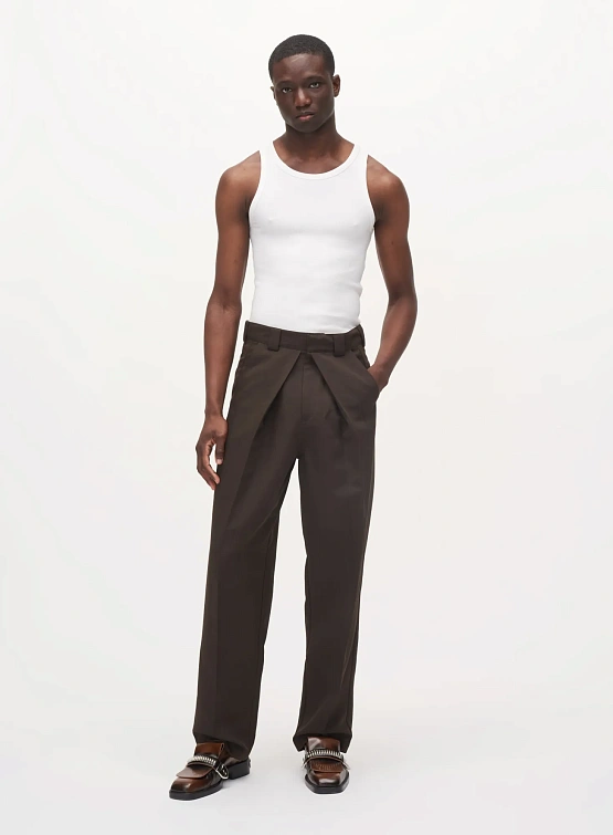 Брюки Bluemarble Wool Work Pant Brown