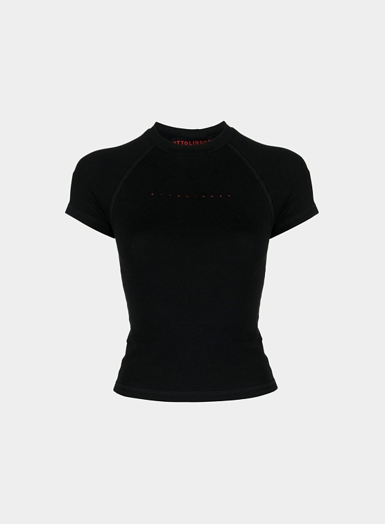 Женская футболка Ottolinger Deconstructed T-Shirt Black