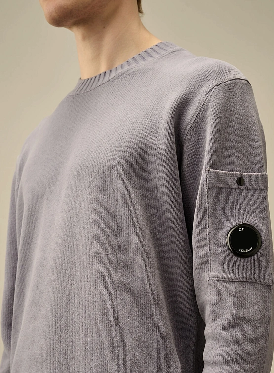 Свитер C.P. Company Chenille Cotton Lens Lavander Violet