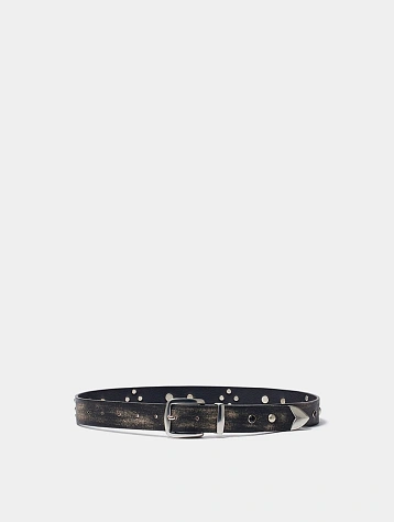 Ремень OPEN YY Stud Western Brown