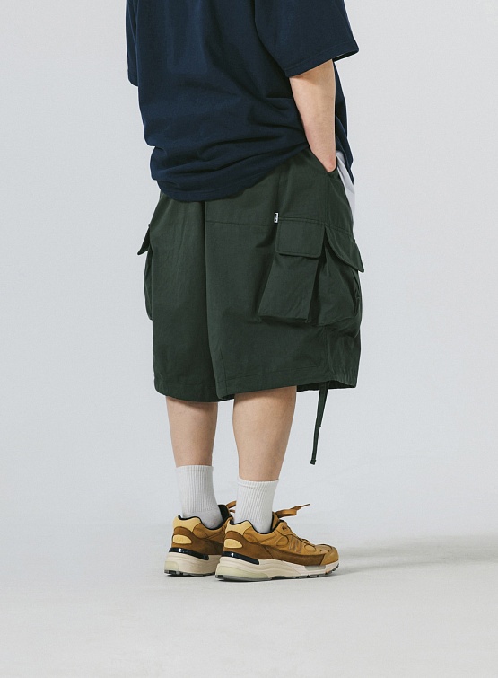 Шорты ANGLAN Oblique Cargo Half Pants Green