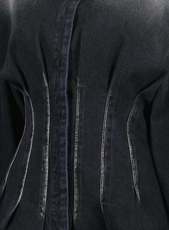 Женская рубашка MOSCHINO Denim Shirt Black