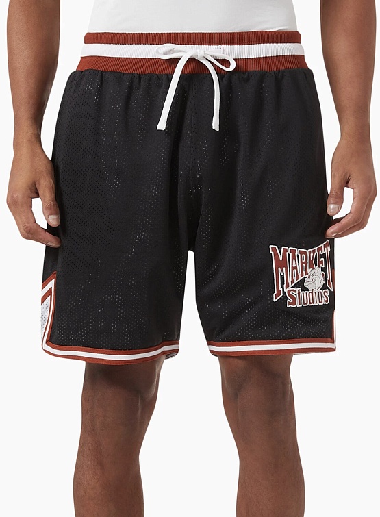 Шорты MARKET Bulldogs Mesh Shorts Black