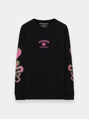 Лонгслив MAHARISHI 1452 Year Of The Snake Black