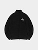 Кардиган LMC Script High Neck Zip-Up Knit Black