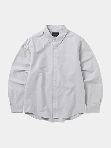 Рубашка thisisneverthat T-Logo Oxford Shirt Grey