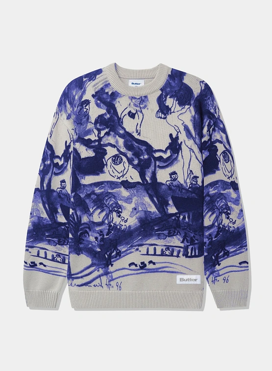 Свитер Butter Goods Davide Knit Sweater Grey