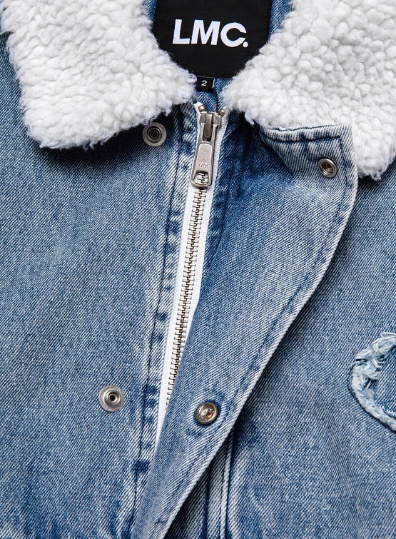 Куртка LMC WP Denim Sherpa Jacket Blue