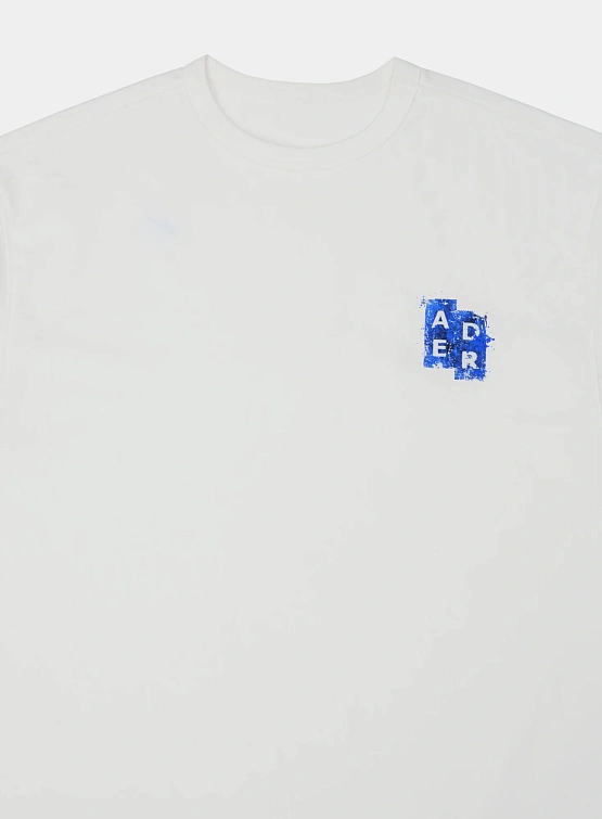 Футболка ADERERROR Sig; BL Tag T-Shirt 06 Off White