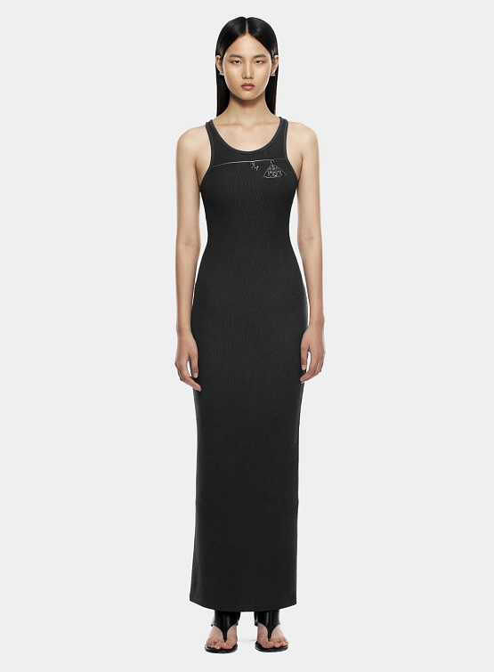 Женское платье MARRKNULL Hanger Tank Black