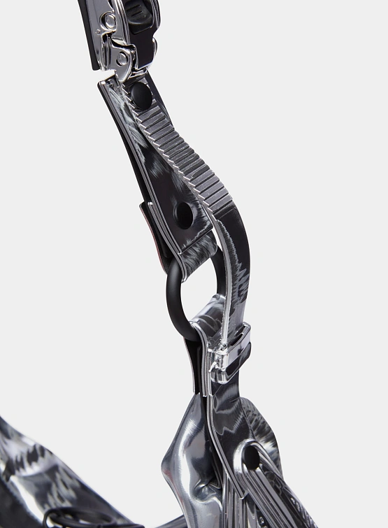 Сумка INNERRAUM Object M02 Small Half Moon Silver Matt Black