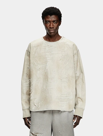 Лонгслив Diesel D-Just-Fsg1 Light Grey