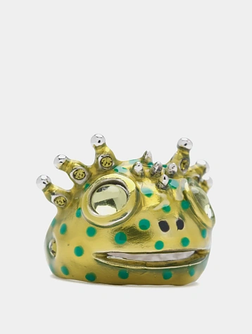 Кольцо Collina Strada Axoltl Lime Dots