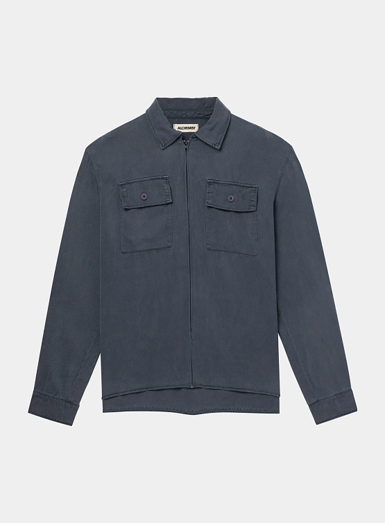 Рубашка ALCHEMIST Roy Long Sleeve Dark Navy