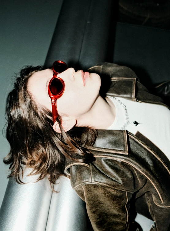 Очки Bonnie Clyde Groupie Red & Brown Lens