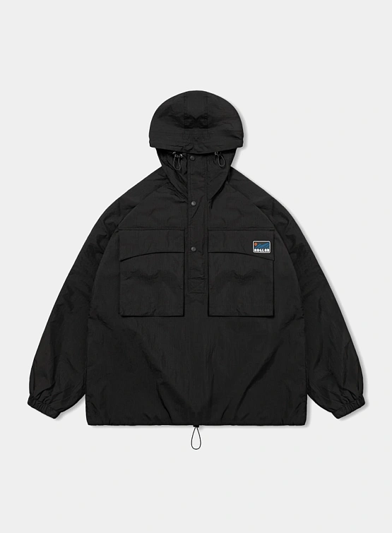 Анорак ANGLAN Rib Nylon Mountain Anorak Black