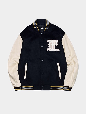 Бомбер LMC Angel Wool Varsity Jacket Navy