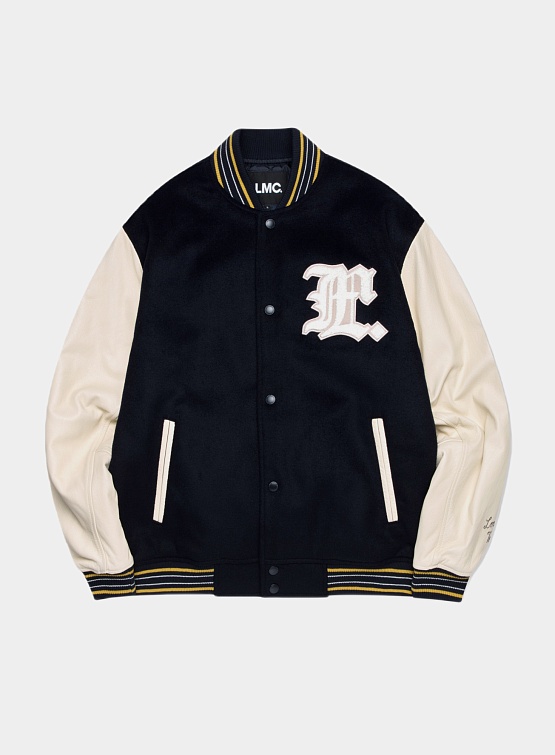 Бомбер LMC Angel Wool Varsity Jacket Navy