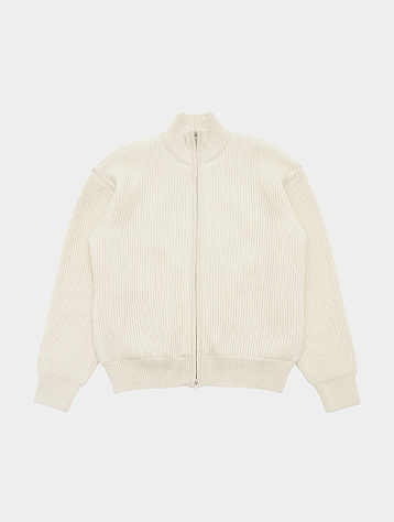 Кардиган AMOMENTO Full Needle Blouson Ivory