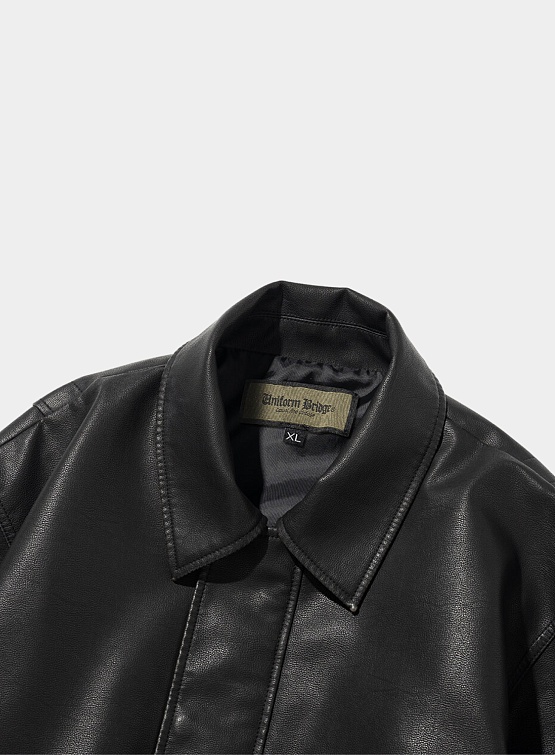 Куртка Uniform Bridge Vegan Leather A-2 Jacket Black