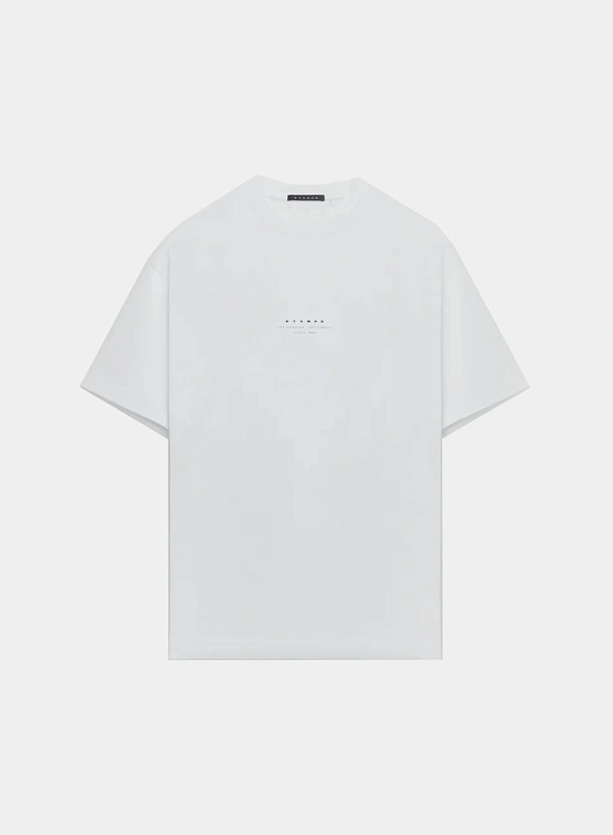 Футболка Stampd Strike Stack Logo Relaxed White