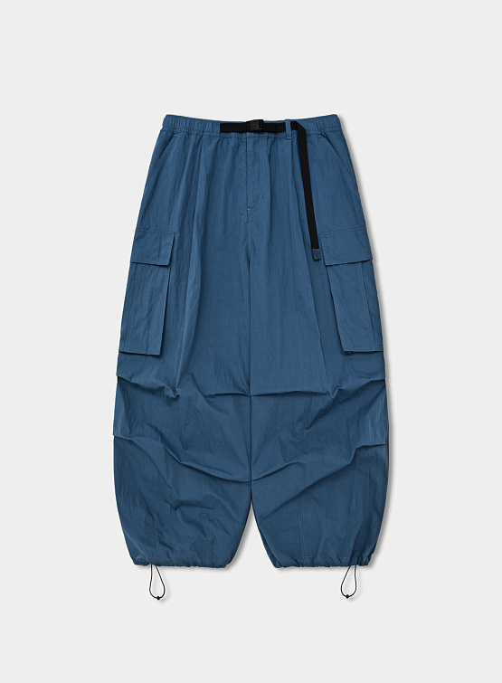 Брюки ANGLAN CN Belt Cargo Balloon Pants Blue
