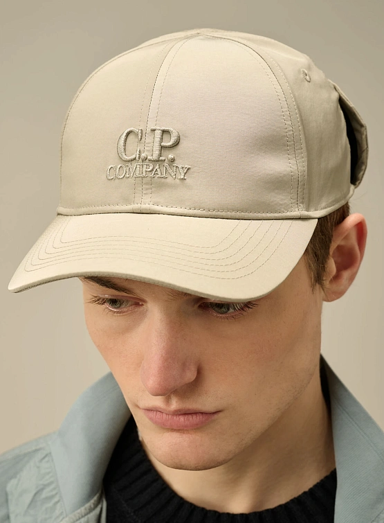 Кепка C.P. Company Chrome-R Goggle Cap Vintage Khaki