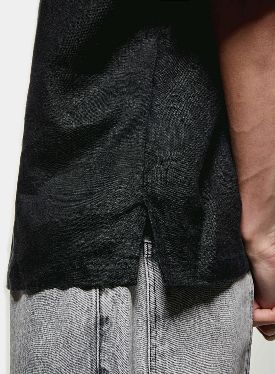 Рубашка MKI MIYUKI ZOKU Linen Vacation Black