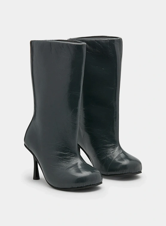 Женские сапоги YUME YUME Roomy Wrinkled Grey