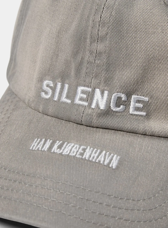 Кепка Han Kjøbenhavn Silencel Logo Baseball Cap Grey