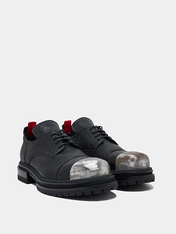 Дерби 424 Derby Washed Leather Black