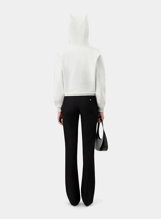 Худи Coperni Horn Hoodie Grey/Black