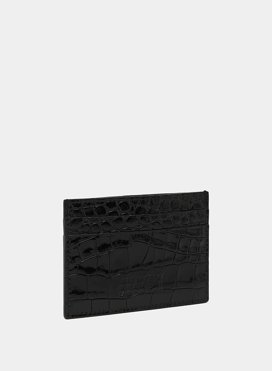 Кардходлер MM6 Maison Margiela Numeric Textured Black