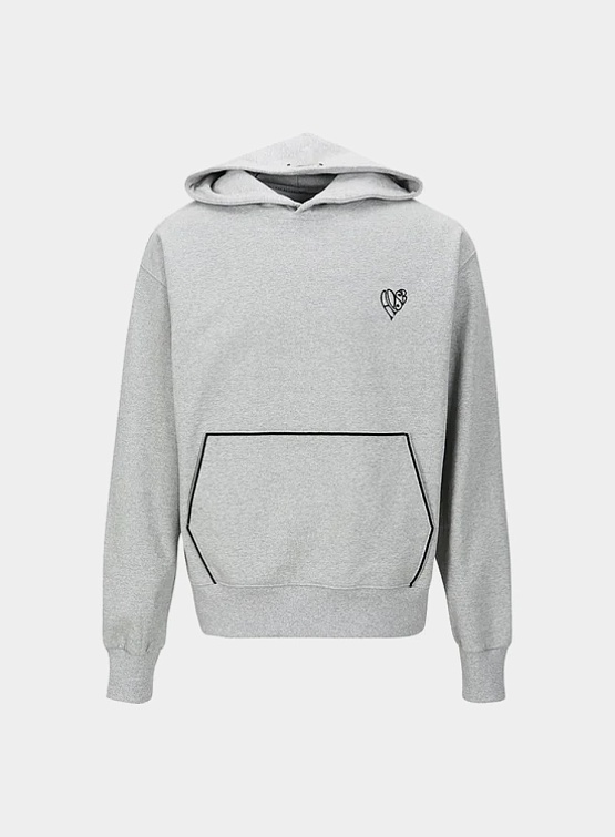 Худи Andersson Bell ADSB Heart Hoodie Grey