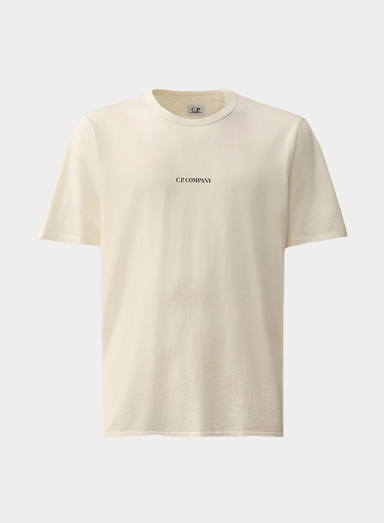 Футболка C.P. Company Cotton T-shirt Gauze White