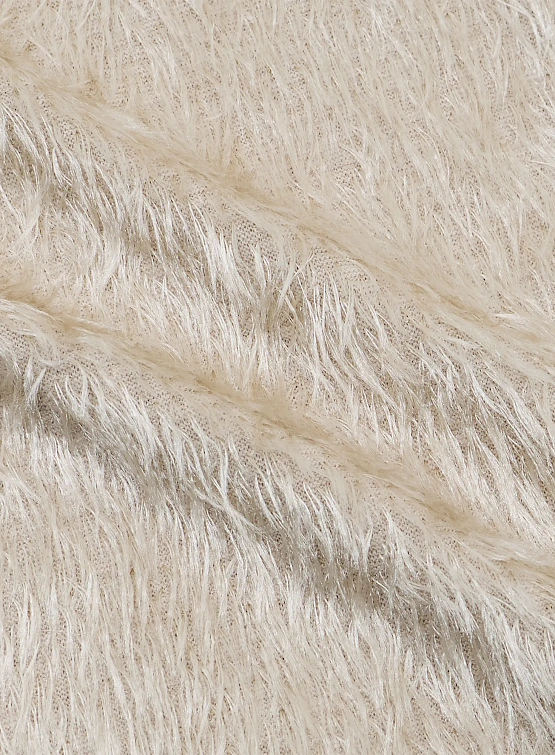 Женский кардиган EPINGLER Fur Slim Knit Beige