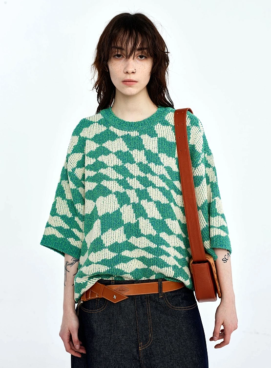 Ремень ADERERROR Brown Fluik Label Belt Brown