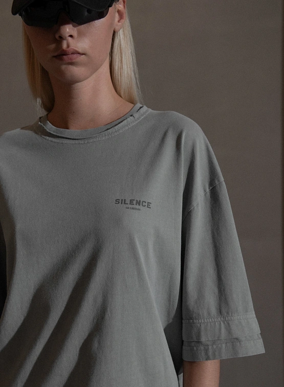 Футболка Han Kjøbenhavn Layered Tee Steel Grey