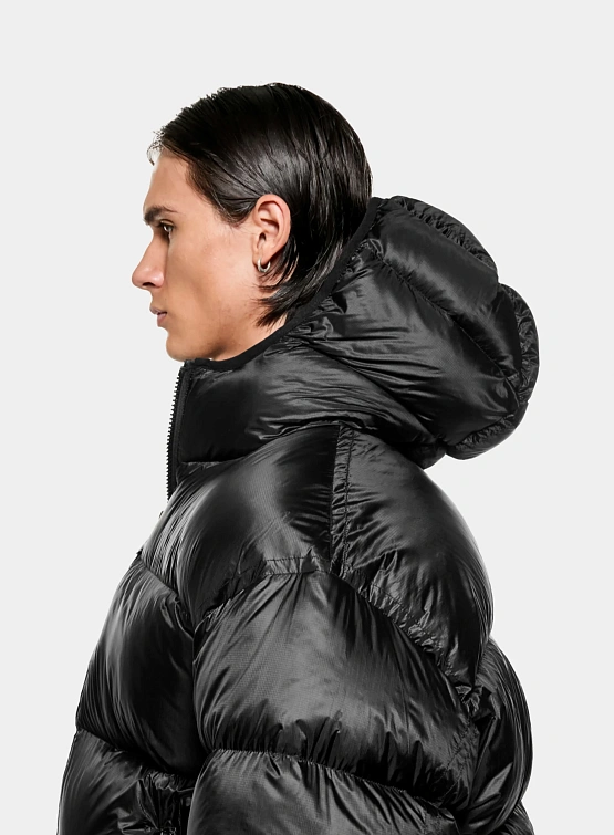 Пуховик MKI MIYUKI ZOKU Translucent Hooded Bubble Black