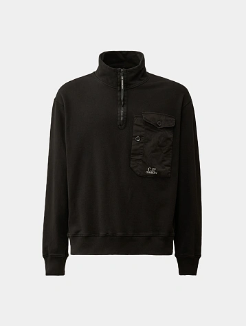 Cp company black hoodie sale