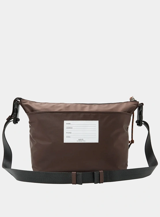 Сумка A.P.C. Besace Trek Brown